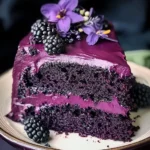 Blackberry Velvet Cake