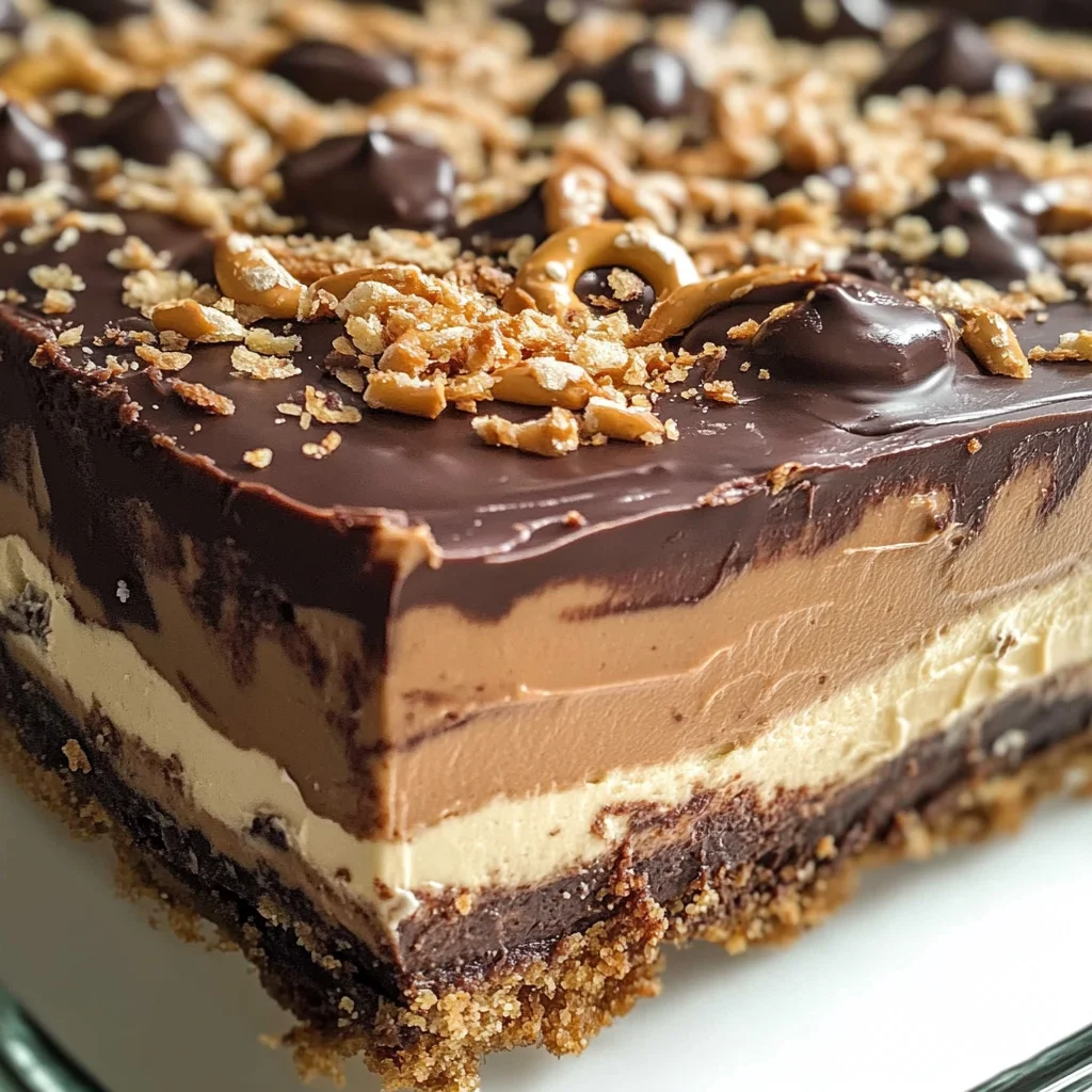 Chocolate Peanut Butter Layer Dessert