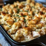 Dolly’s Chicken and Stuffing Casserole