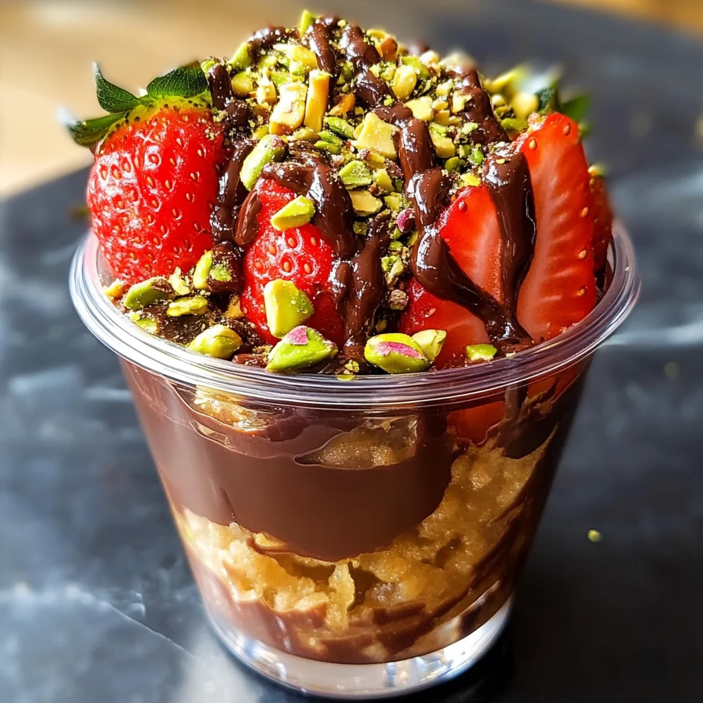 Dubai Chocolate Strawberry Cup: A Quick, Irresistible Treat