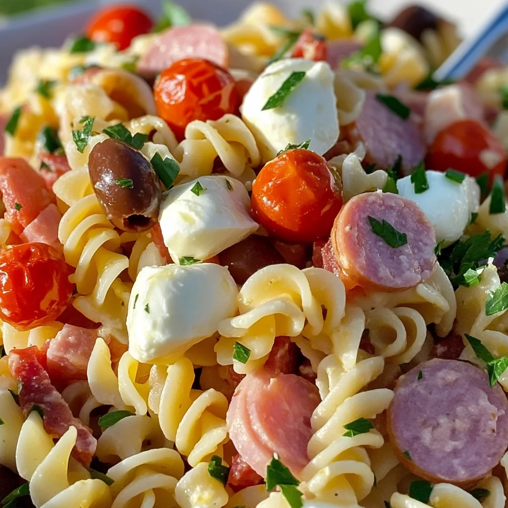 Loaded Antipasto Pasta Salad