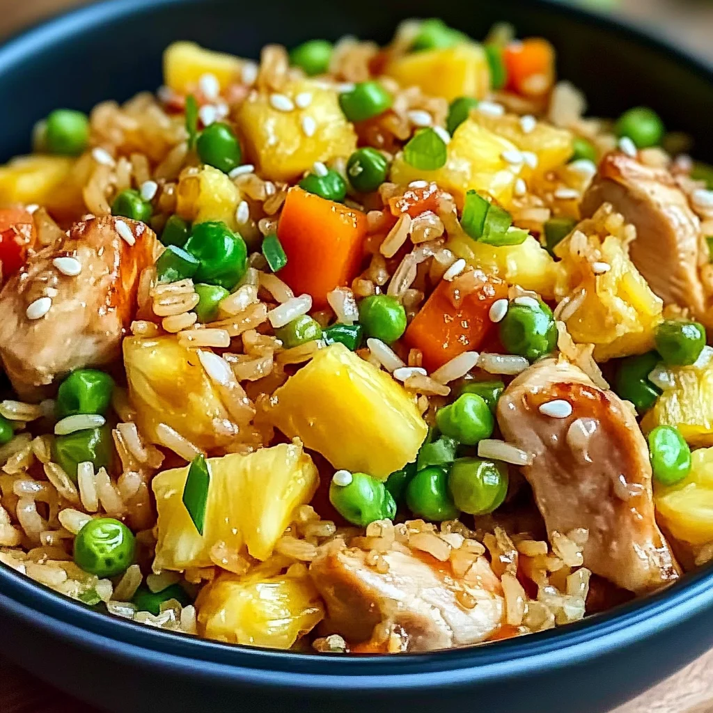Pineapple Chicken Fried Rice