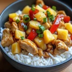 Pineapple Chicken with Rice