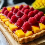 Raspberry Mango Tart
