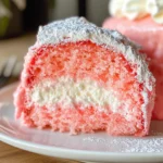 Strawberry Marshmallow Cake (Strawberry Bundt Cake with Marshmallow Cream Filling)