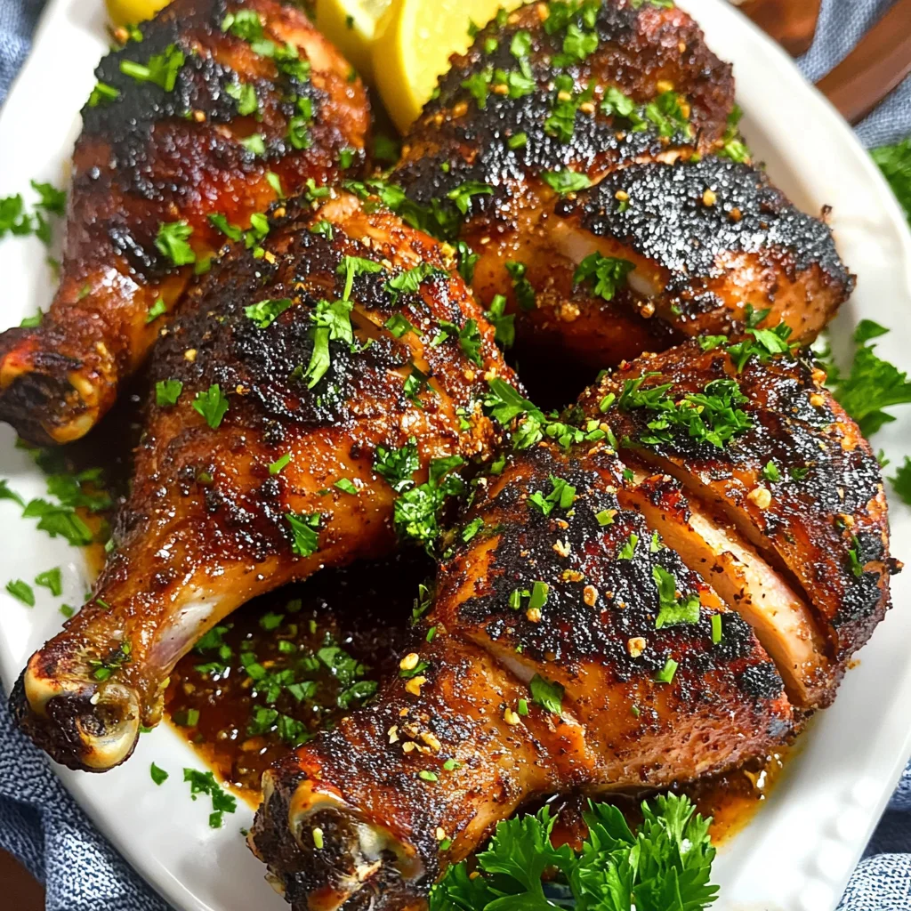 Baked Chicken Leg Quarters