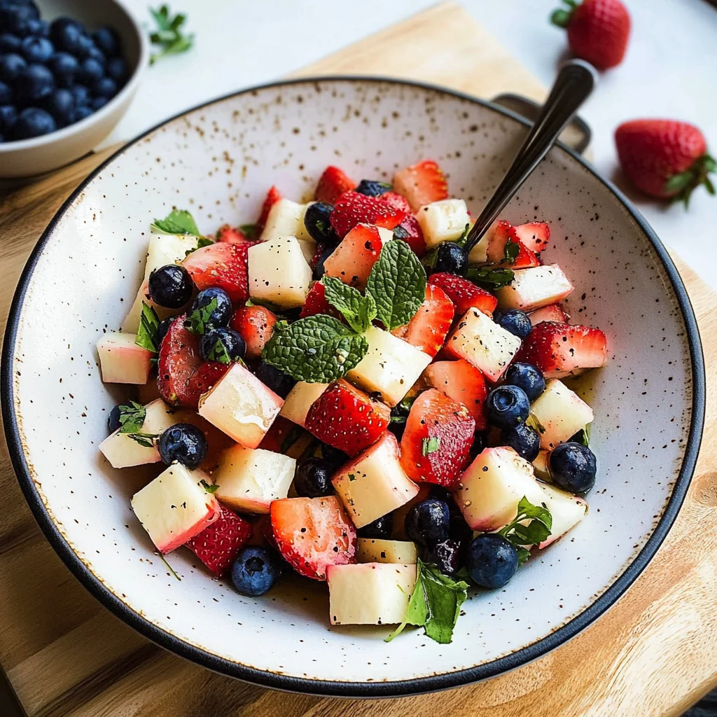 Berry Jicama Salad