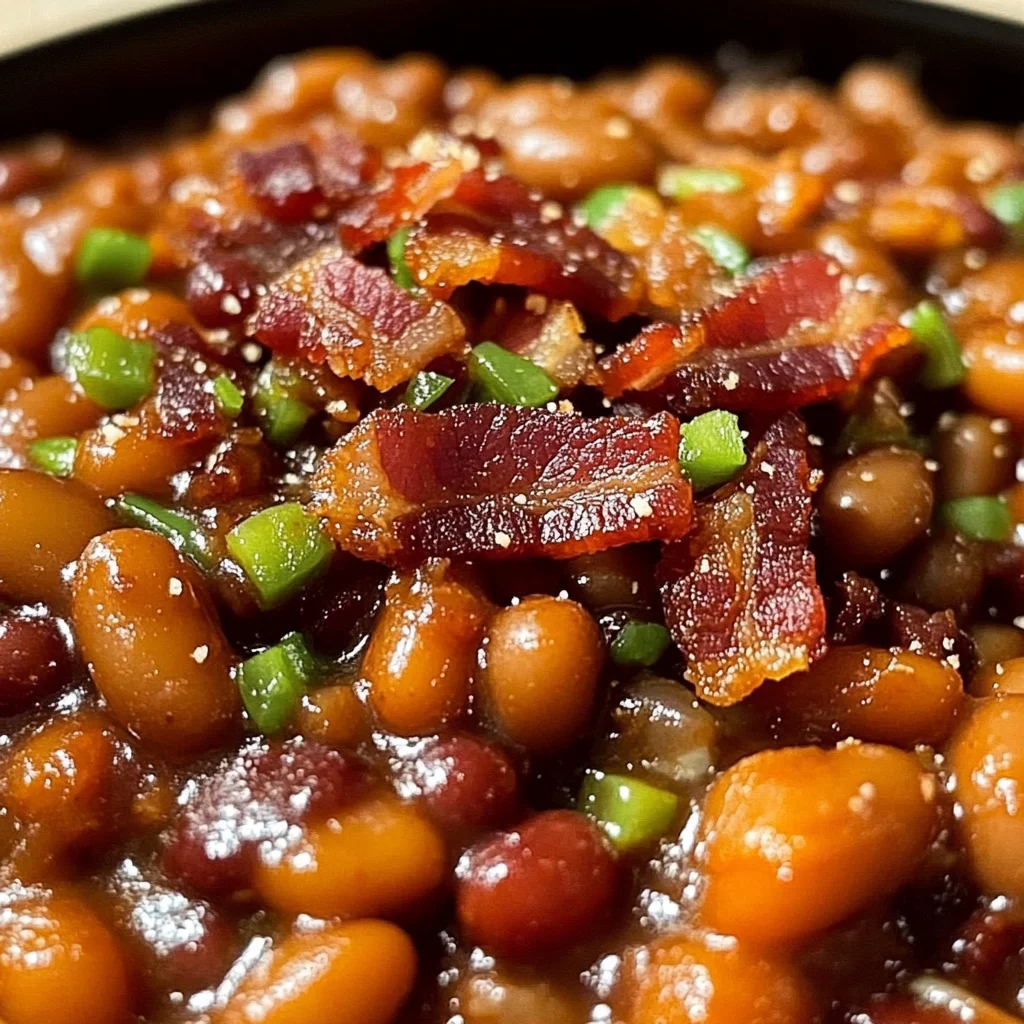 Brown Sugar and Turkey Turkey Bacon Baked Beans