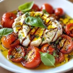 Burrata & Oven Roasted Tomato Salad