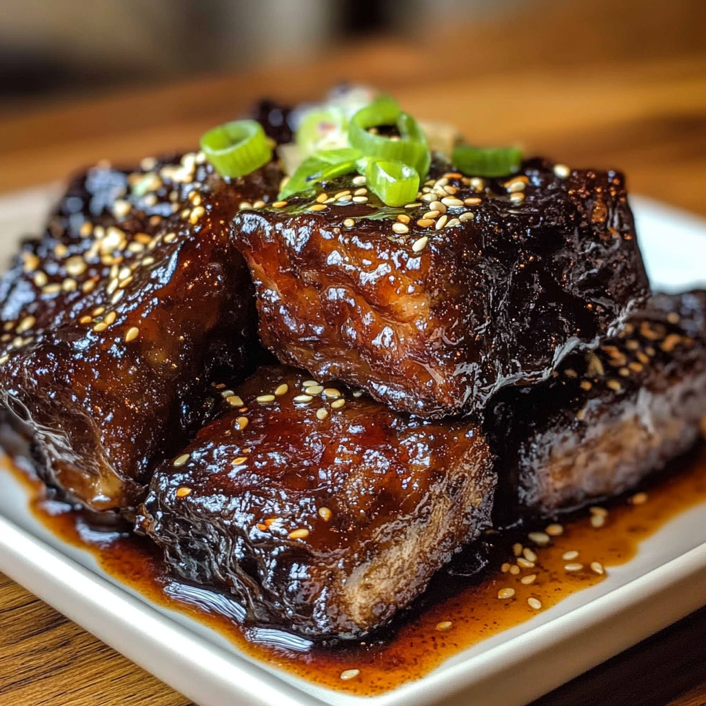 Caramelized Slow Roast Asian Beef Short Rib – Tender, Sticky & Packed with Umami