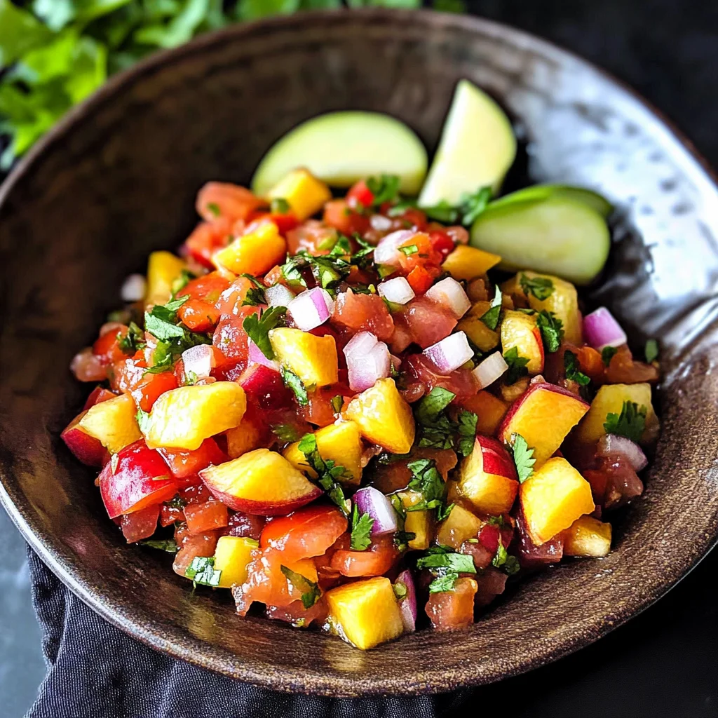 Chipotle Peach Salsa