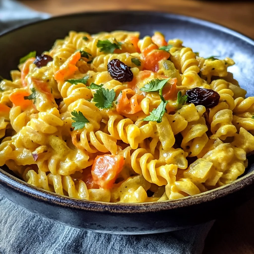 Creamy Curry Pasta Salad Recipe