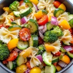 Delicious Healthy Veggie Pasta Salad