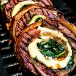 Grilled Flank Steak Pinwheels
