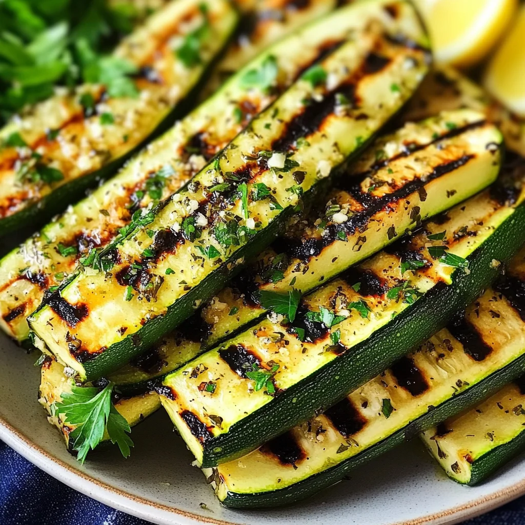 Grilled Zucchini