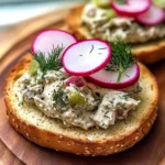 Healthy Tuna Salad with Fresh Dill High Protein Lunch