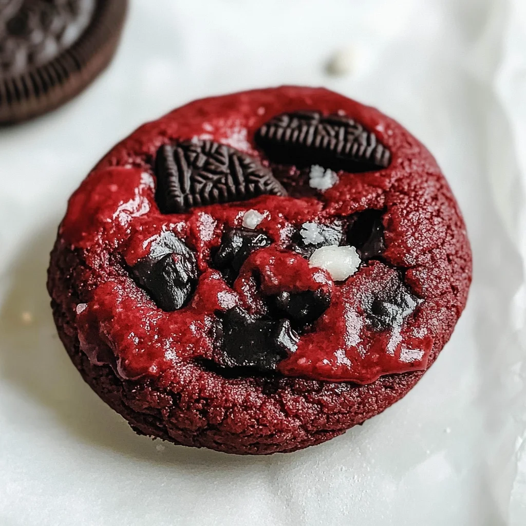Homemade Red Velvet Oreo Cookies Recipe