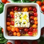 Keto Baked Feta Pasta