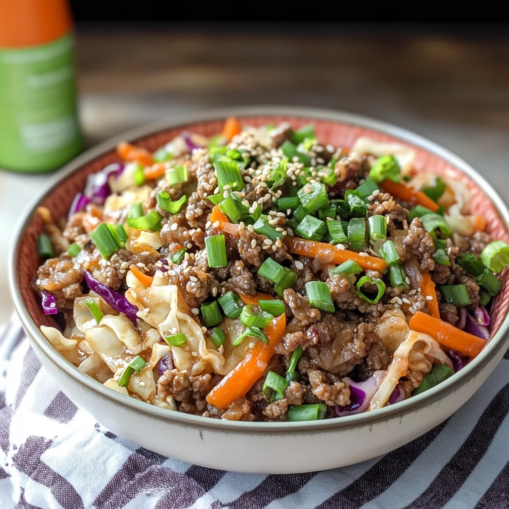 Keto Egg Roll in a Bowl