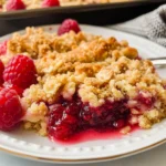 Keto Raspberry Crumble