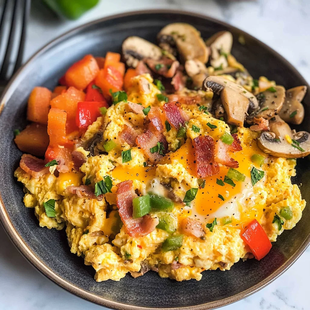 Loaded Scrambled Eggs Recipe