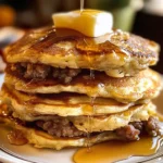 Maple Sausage Pancakes