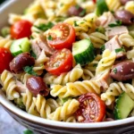 Mediterranean-Style Tuna Pasta Salad
