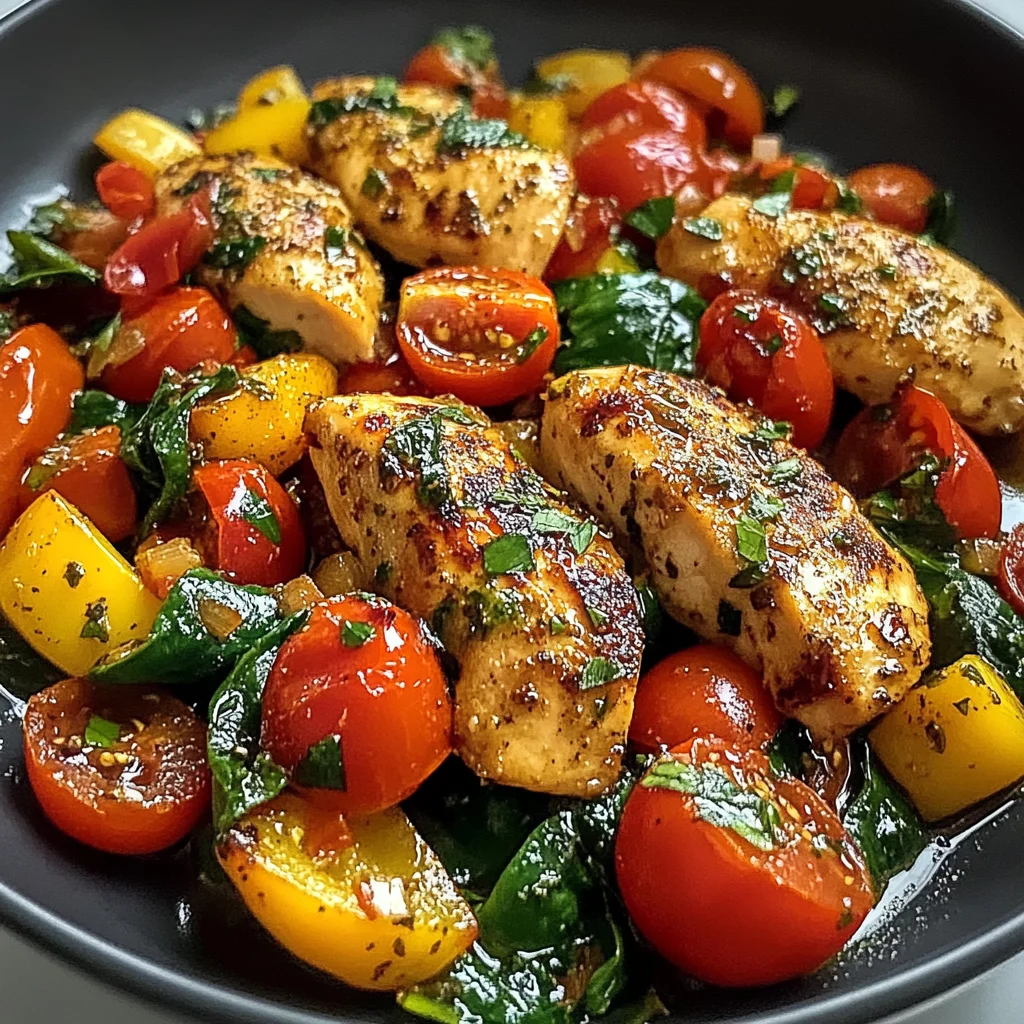 Mediterranean Chicken Stir Fry - Flavorful One-Pan Bliss