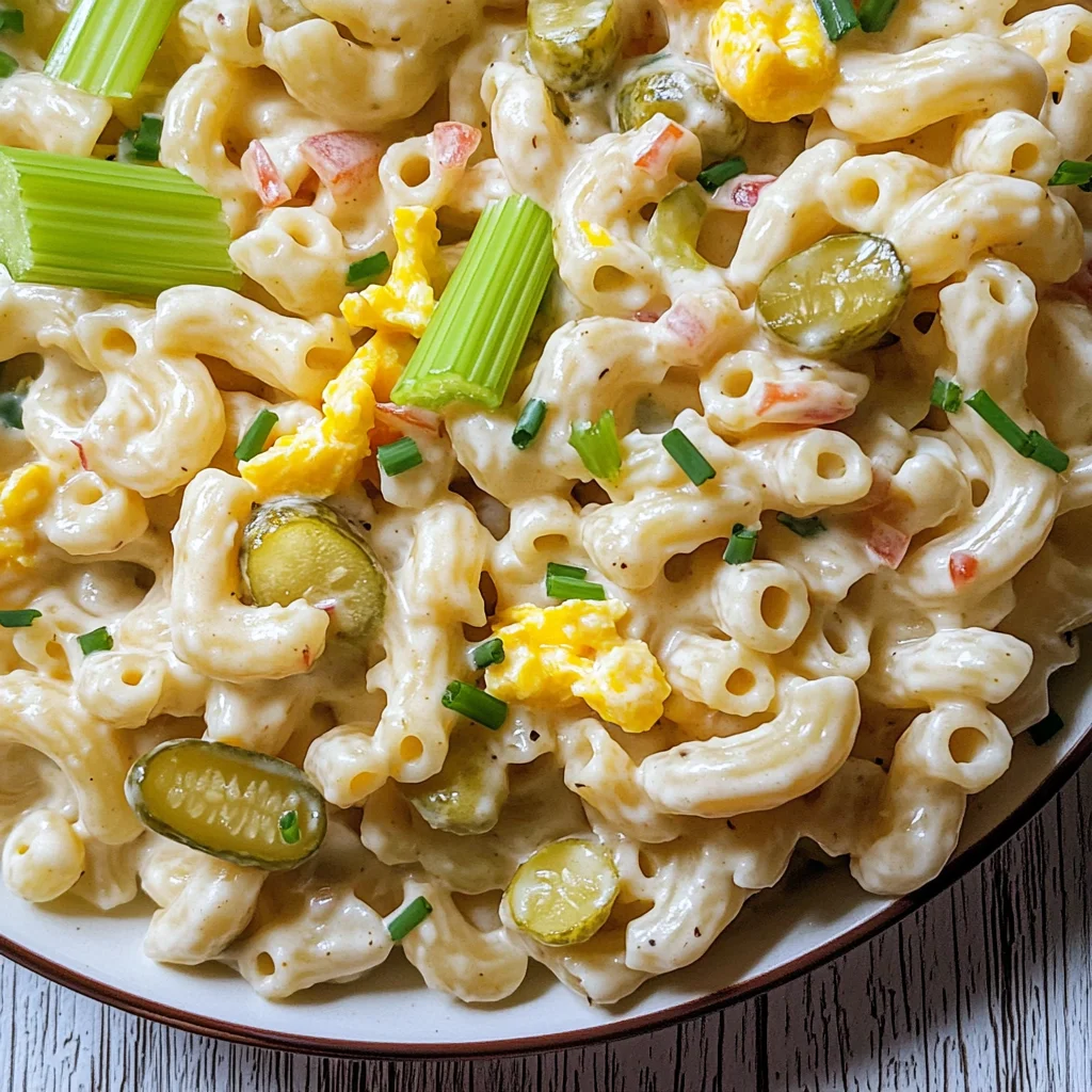 Old Fashioned Classic Macaroni Salad