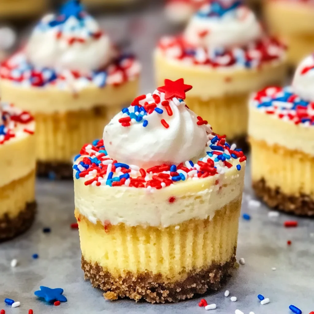 Patriotic Mini Cheesecakes You'll Actually Make