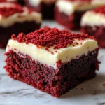 Red Velvet Brownies with Cream Cheese Frosting Recipe