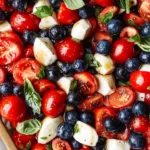 Red, White, and Blue Caprese Salad