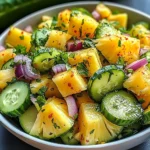 Refreshing Pineapple Cucumber Salad for a Tropical Twist