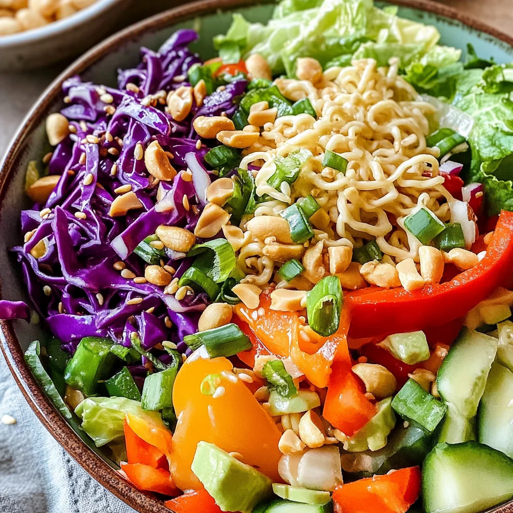 Sesame Ginger Crunch Ramen Salad Recipe