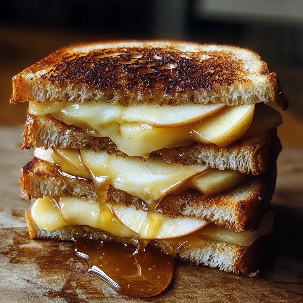 Smoked Gouda Apple Grilled Cheese