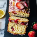 Strawberry Lemonade Quick Bread