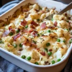 Swiss Cheese Cauliflower Casserole