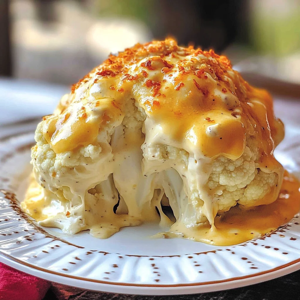 Tangy Mustard Cauliflower, Microwave Cauliflower