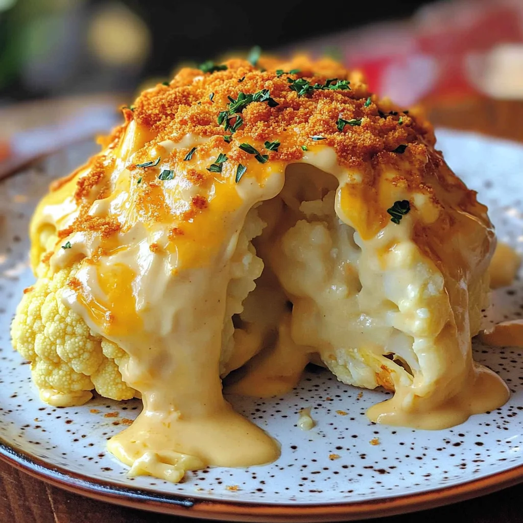 Tangy Mustard Cauliflower, Microwave Cauliflower