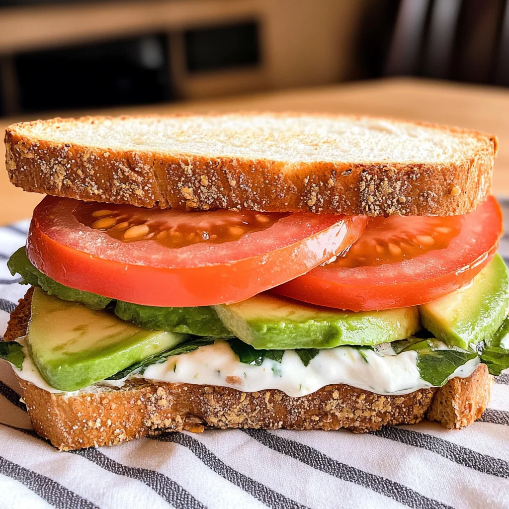 Tomato Avocado Sandwich