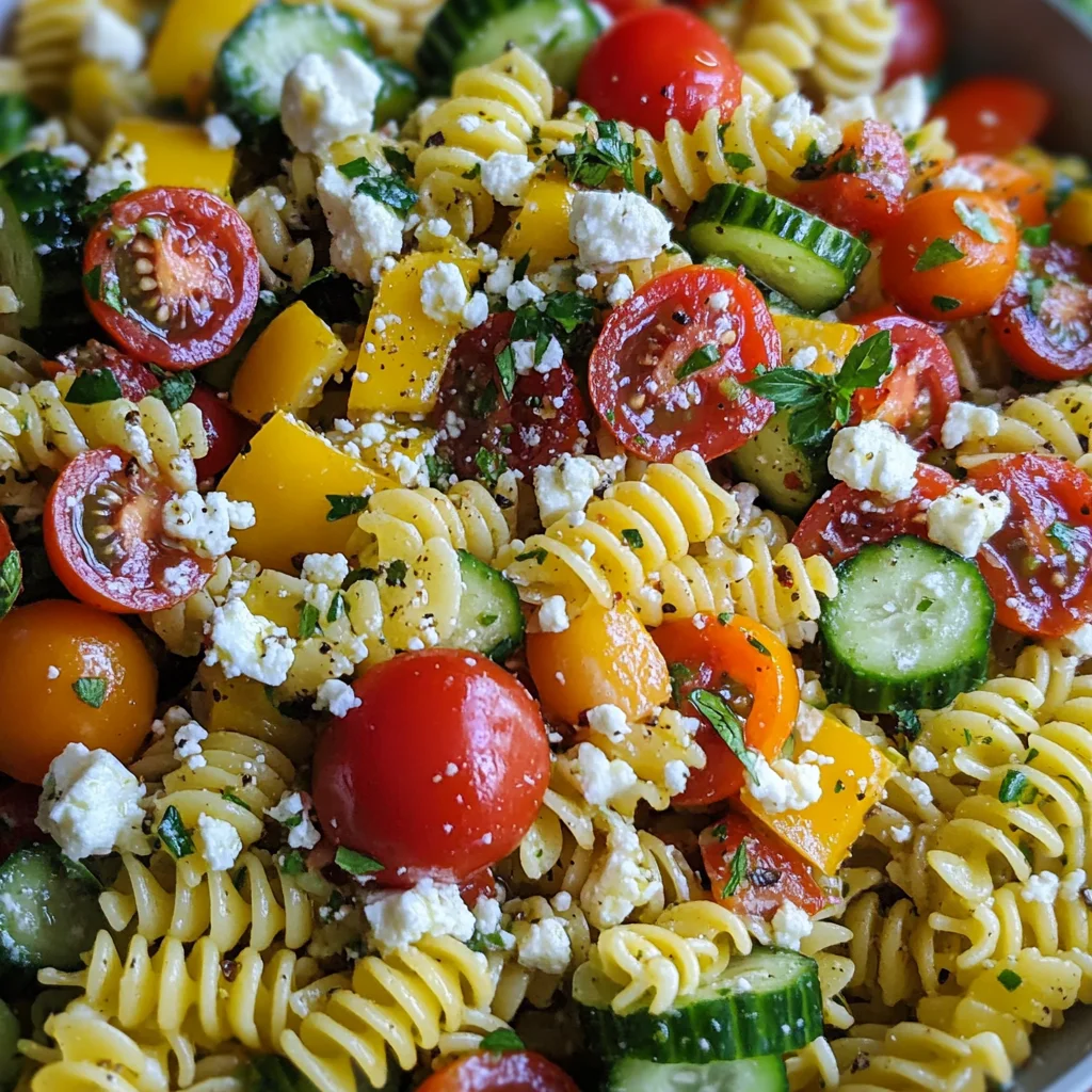 20-Minute Greek Pasta Salad