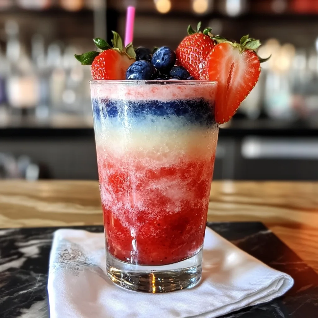 American Flag Daiquiri