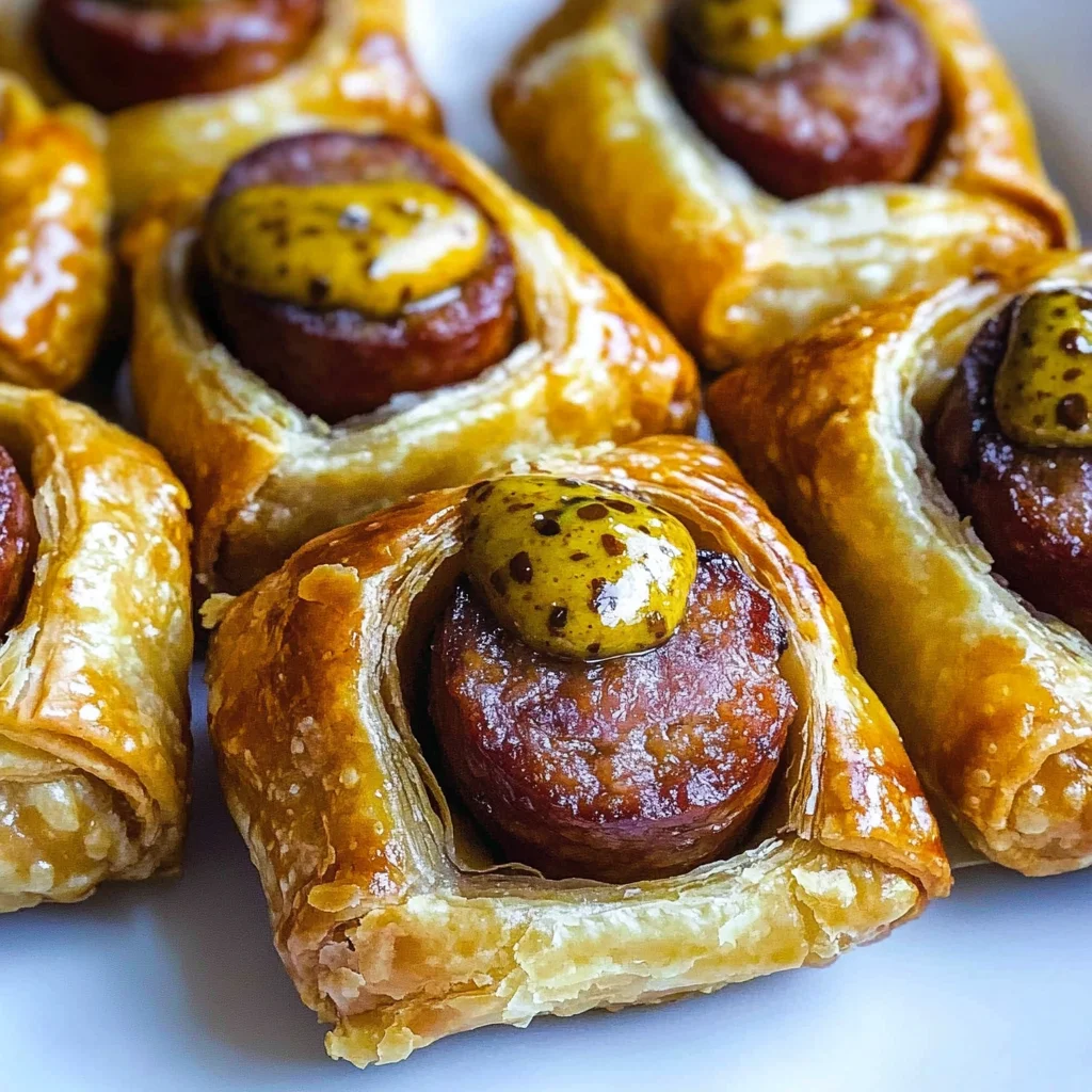 Andouille Sausage Pigs In A Blanket (With Puff Pastry)