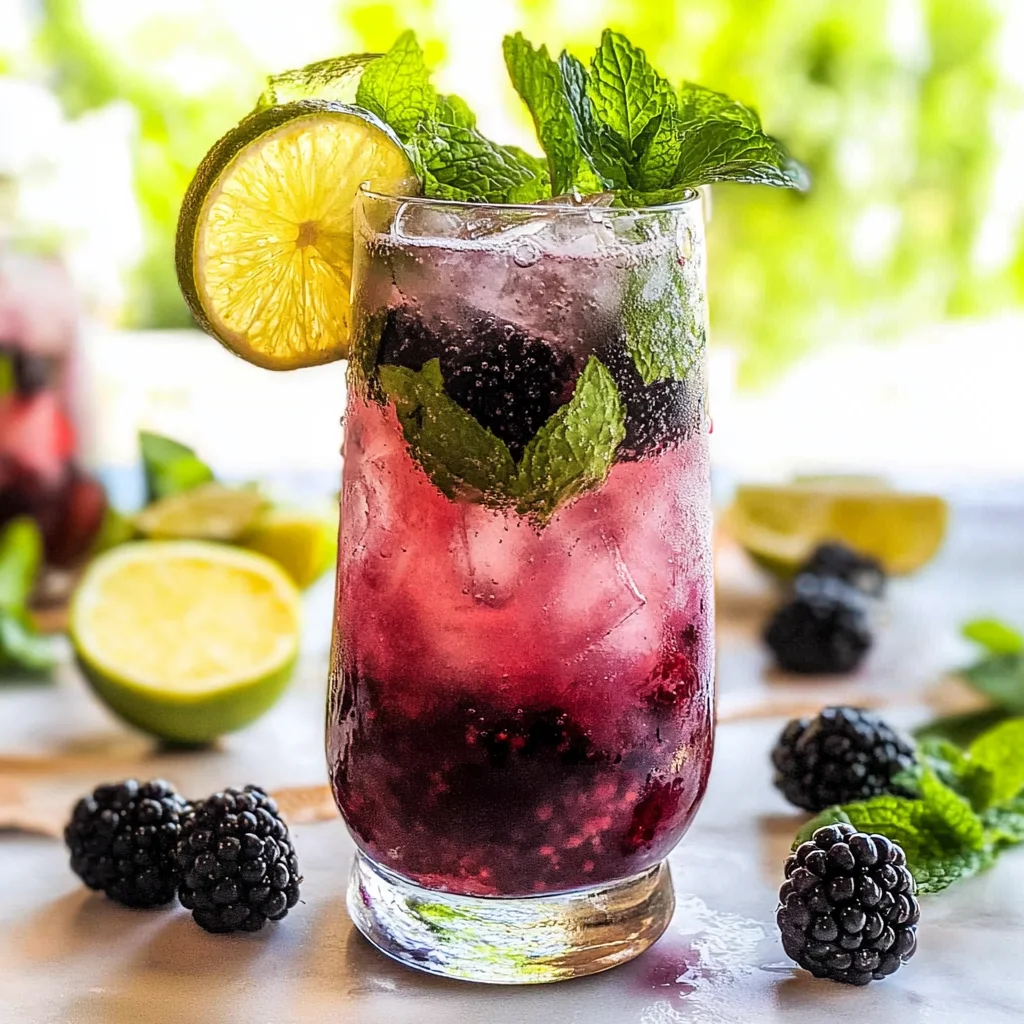 Blackberry Mojitos