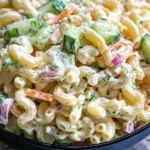 CRUNCHY COLESLAW PASTA SALAD