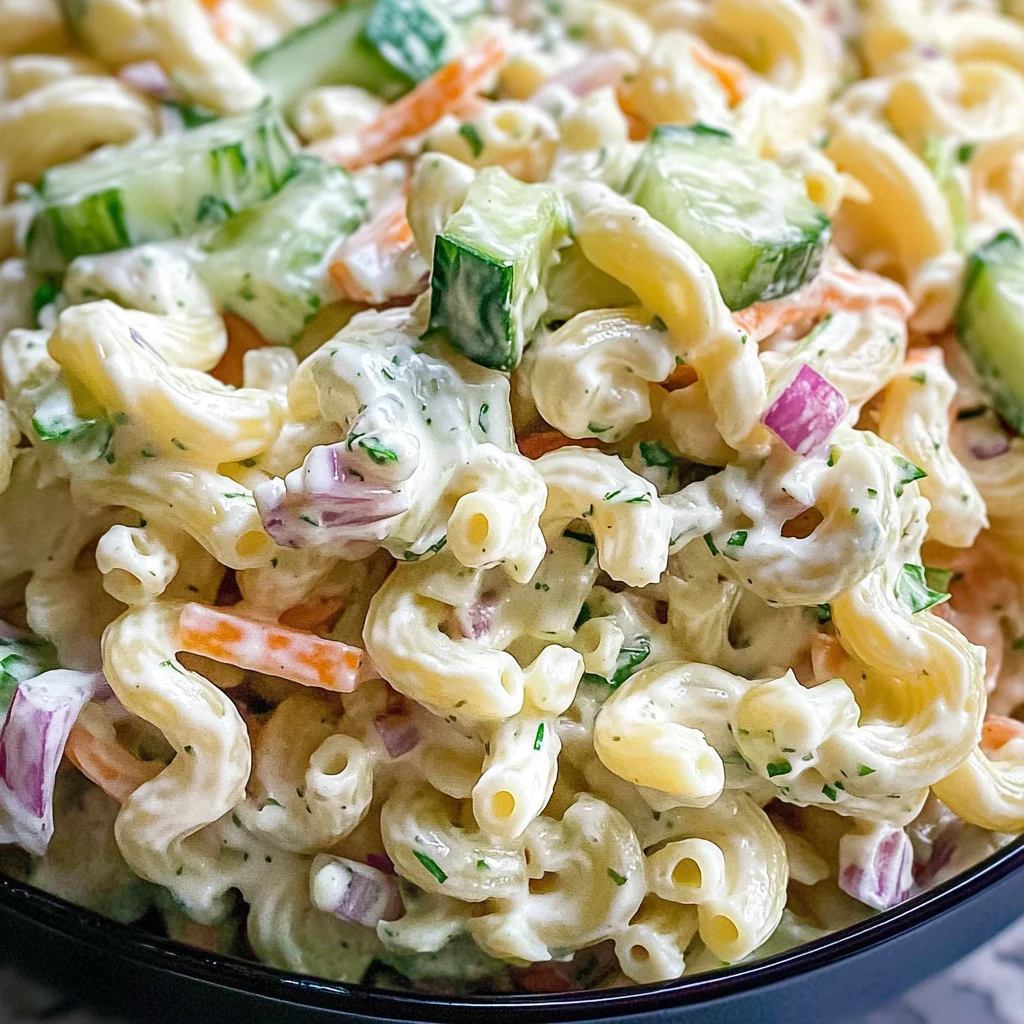 CRUNCHY COLESLAW PASTA SALAD