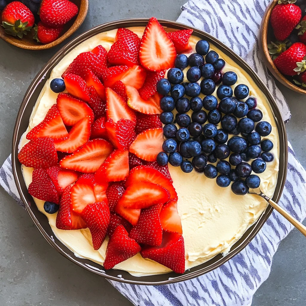How to Make Star Spangled Cheesecake Dip!
