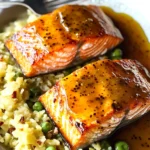 Oven Glazed Dijon Mustard & Maple Syrup Salmon